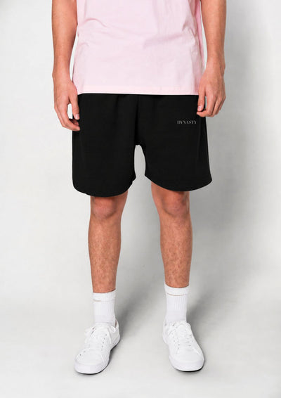 Black Logo Sweatshorts